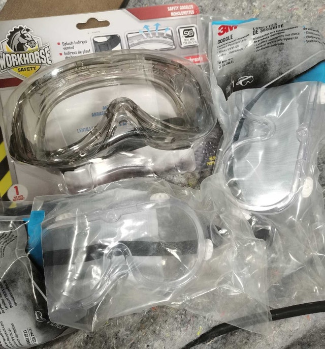 brand new anti fog goggles, 3pcs