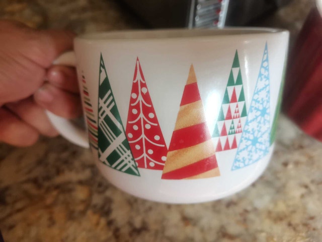 4.5" opening mug , xmas theme - photo 2