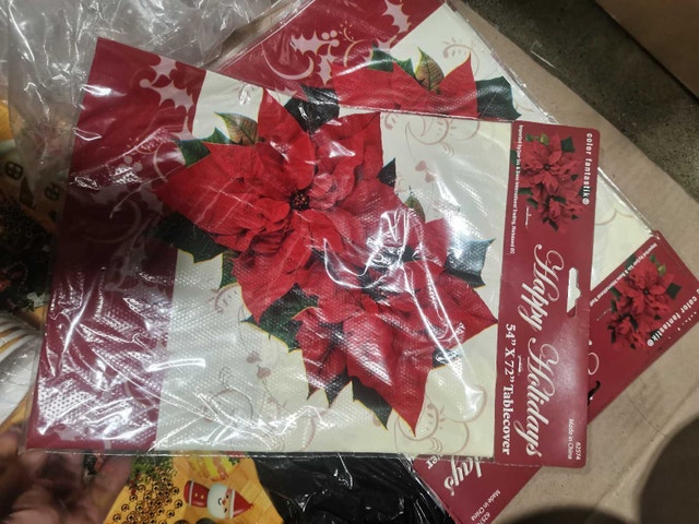 New Xmas Holiday Dinner Plates, Plastic, Wine Glasses - photo 5