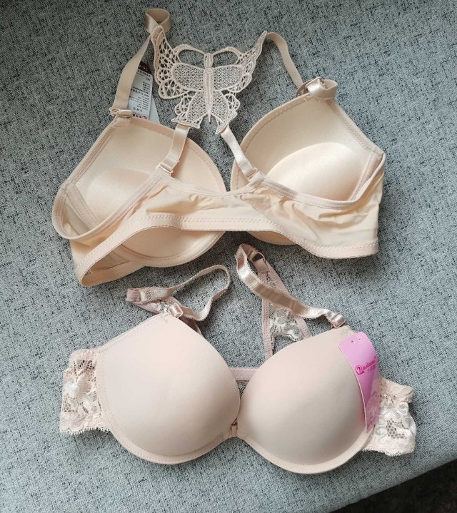 brand new front close bras 36 A, beige - photo 2