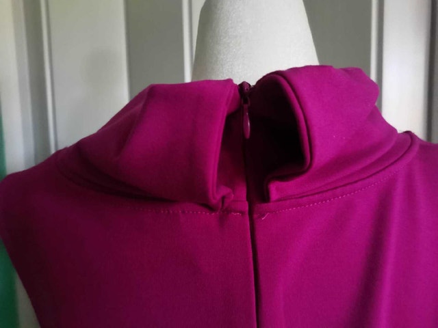Thyme Magenta Dress, dark pink, thick fabric,new - photo 2