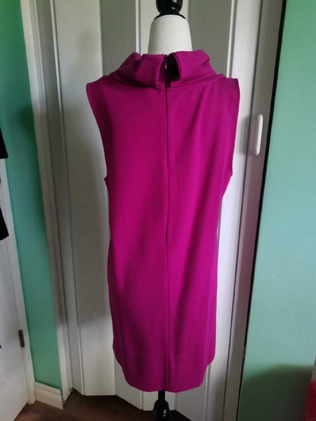 Thyme Magenta Dress, dark pink, thick fabric,new - photo 3