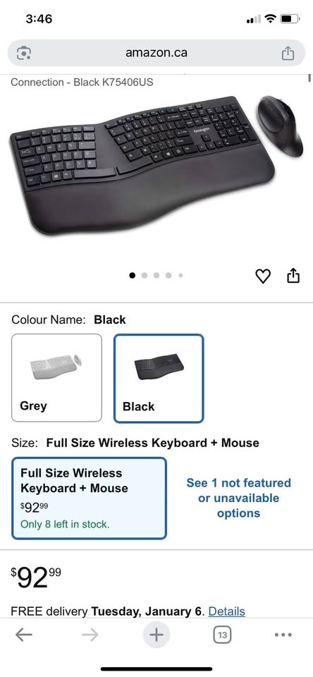 Kensington Pro Fit Keyboard and Mouse - photo 2