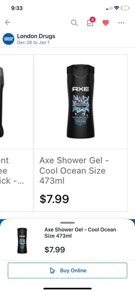 Axe Ocean Body Wash 473ml - photo 3