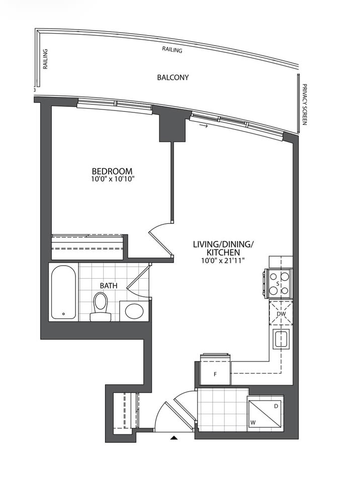 1-Bedroom Condo + 1 FREE MONTH | CN Tower & Lake Views - photo 5