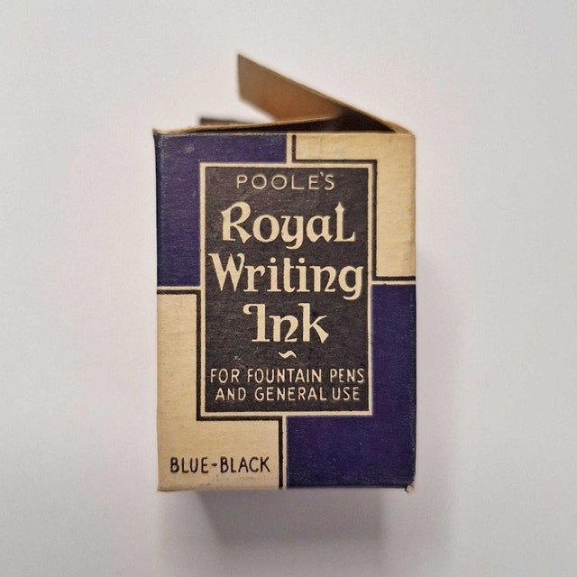 Vintage Ink Bottle, J.E. Poole Company Canada - photo 2