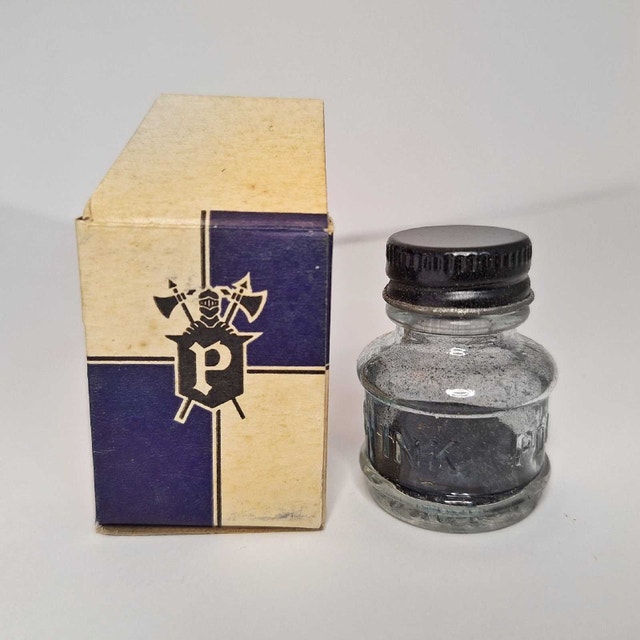 Vintage Ink Bottle, J.E. Poole Company Canada - photo 3