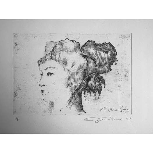 Framed Enrico Gaudino Lithograph (5/30) Artwork 1965 (Signed) - photo 3