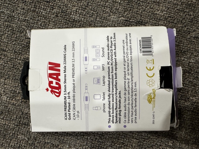 iCAN 3.5mm Stereo Cable - photo 2