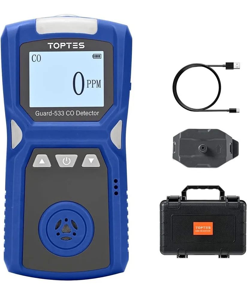 Brand New - TopTes Guard-533 Carbon Monoxide Detector thumbnail