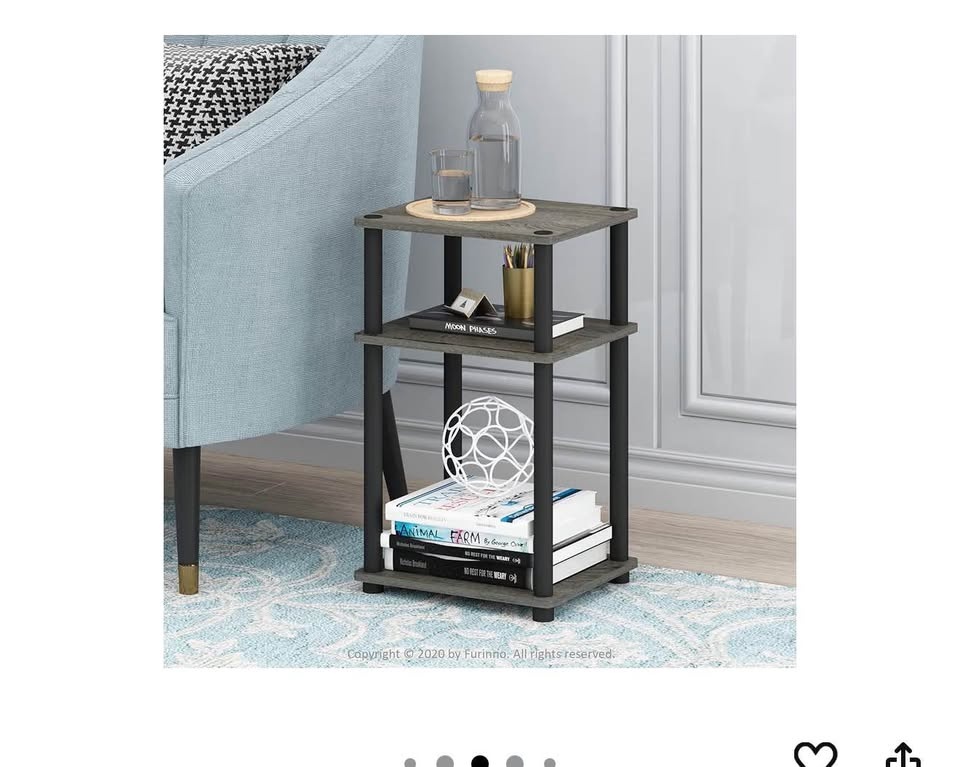 3-Tier Side Table -Like New - photo 4