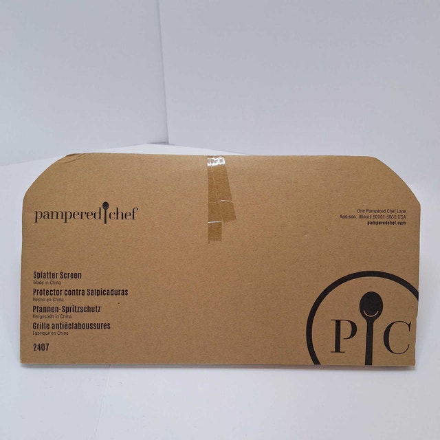 Pampered Chef Stainless Steel Splatter Screen - photo 2