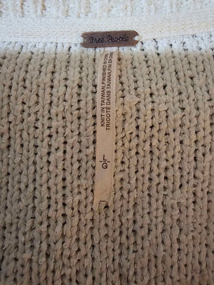 Large free people sweater (fits xxl)  oversized - photo 3