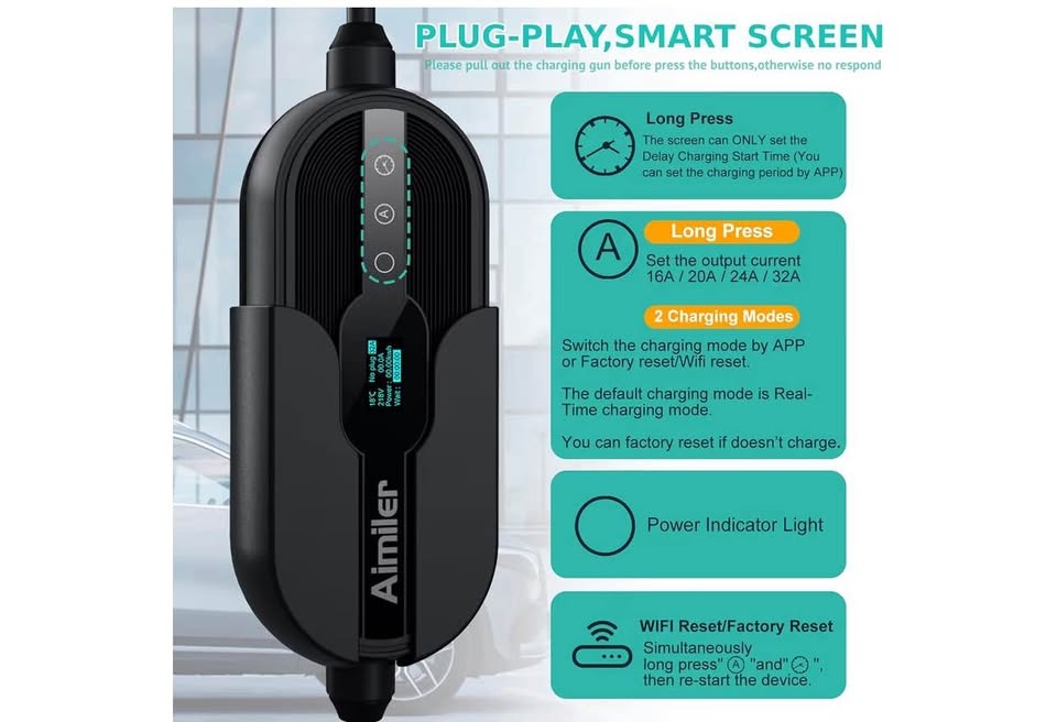 Level 2 EV Charger, 32A, 25ft Cable - photo 3