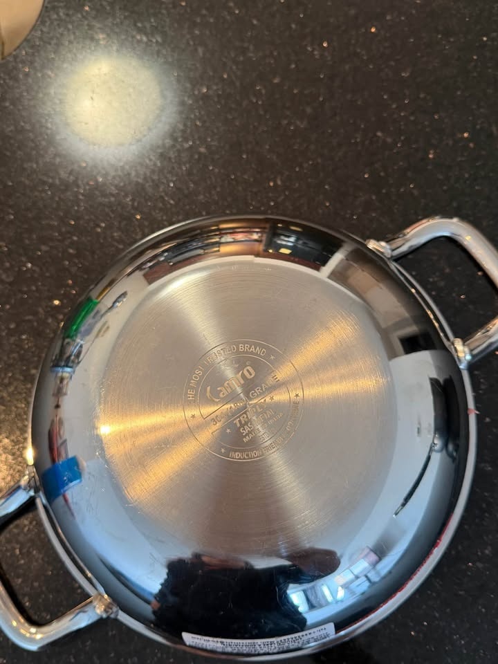 Brand New Stainless Steel Kadai/Wok & Cooking Pot - photo 2