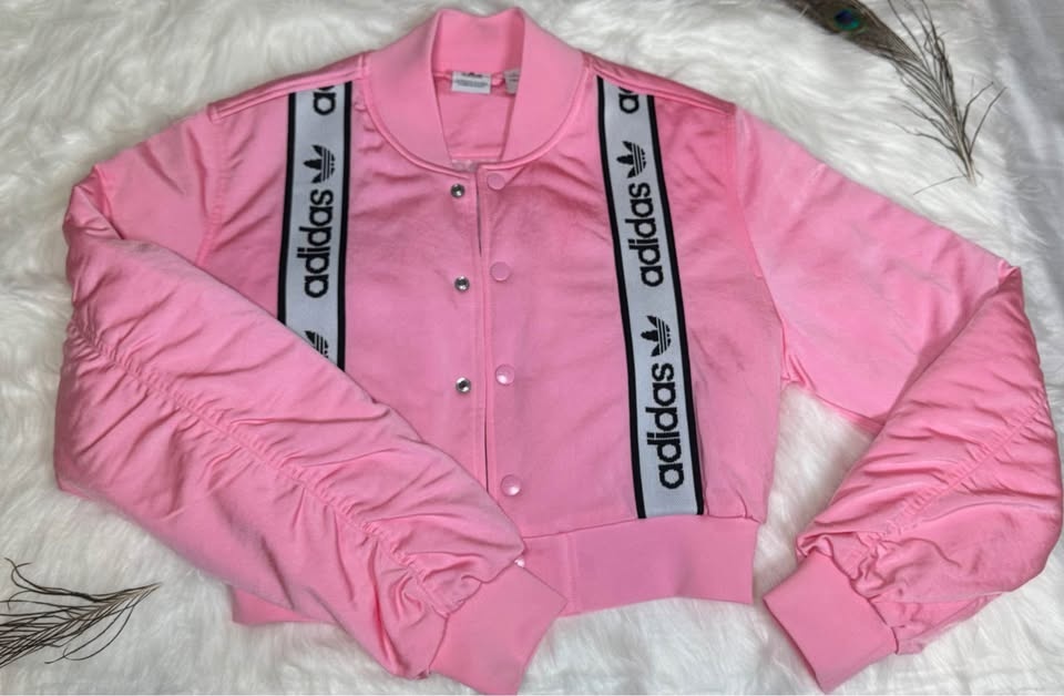 Adidas cropped bomber jacket - photo 3