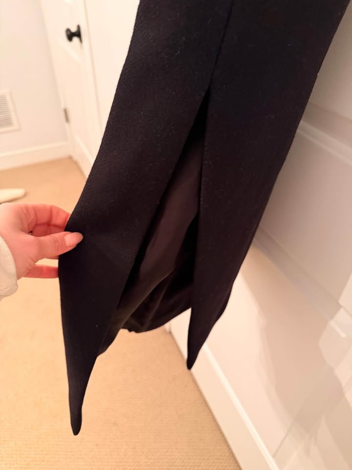 Zara Woman black belted coat (EU XS / US XS) - photo 4
