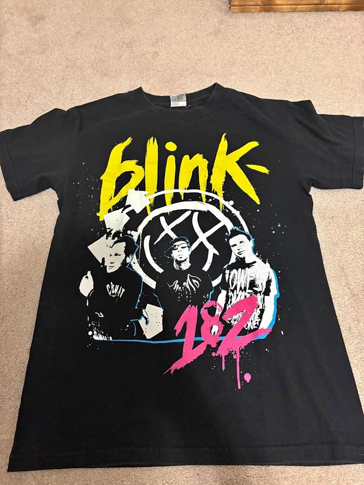 2009 Blink 182 concert tee
