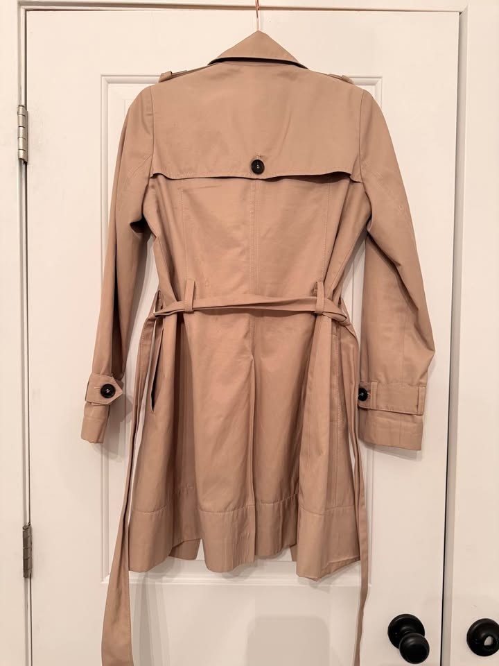 Tommy Hilfiger Trench Coat - Beige/Khaki (Size XS) - photo 3