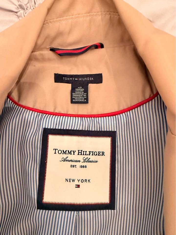 Tommy Hilfiger Trench Coat - Beige/Khaki (Size XS) - photo 4
