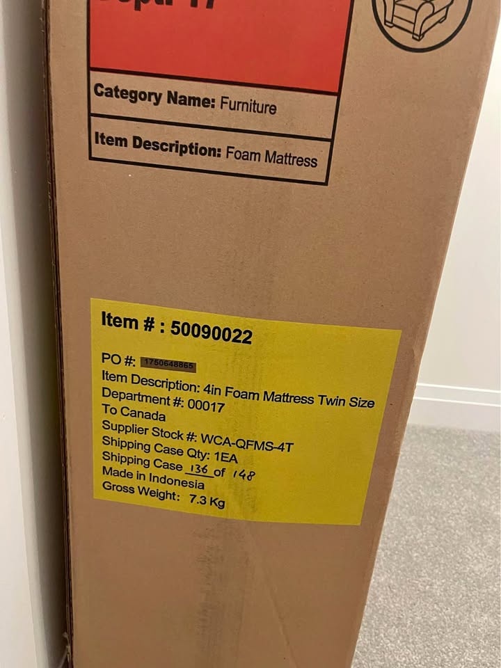 Mattress new in box(twin size)