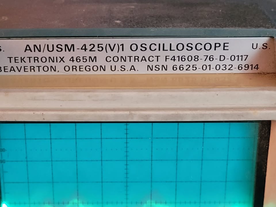 Tektronix 465m oscilloscope Scope 2 ch - photo 2