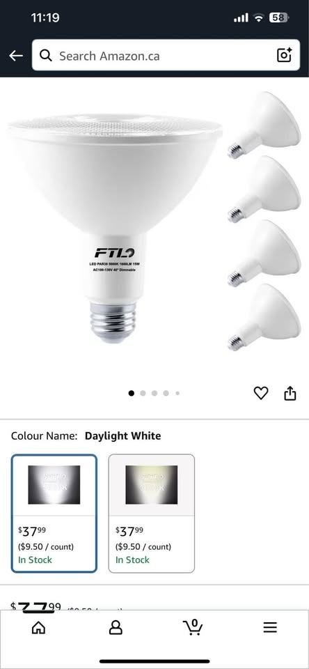 PAR38 LED Bulb 5000K Daylight Dimmable 15W Flood Light - photo 2