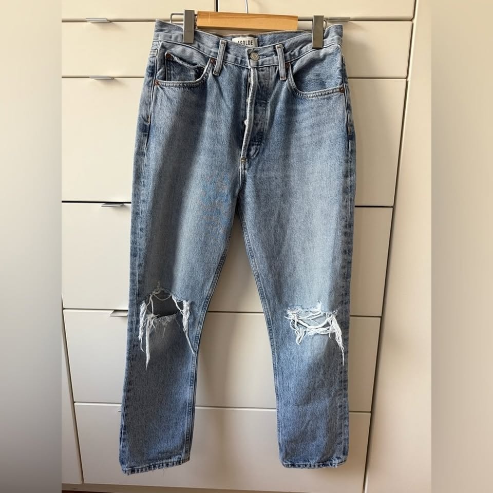 AGOLDE Riley High-Rise Cropped Jeans Size 26 - photo 2
