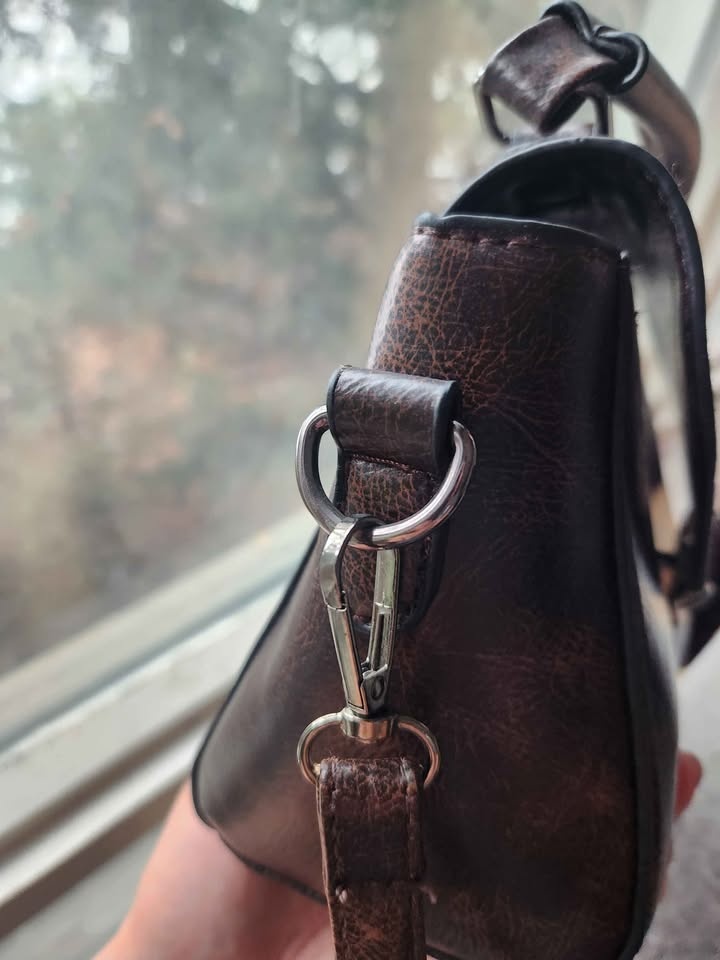 🧡 Brown Purse Bag Cross Body Shoulder - photo 3