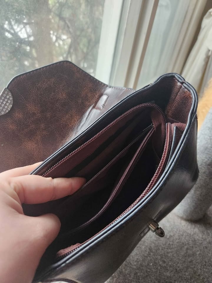 🧡 Brown Purse Bag Cross Body Shoulder - photo 4