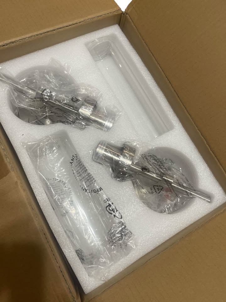 Brushed Nickel Hardwired Wall Sconces Set of 2 - photo 2