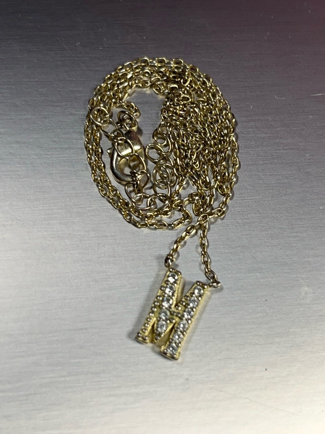 Letter M Necklace