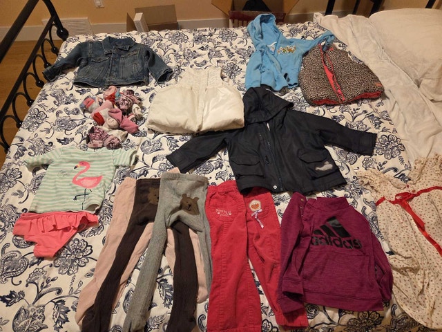 2yr swimsuit, vests, jacket, pants, shirt, dress