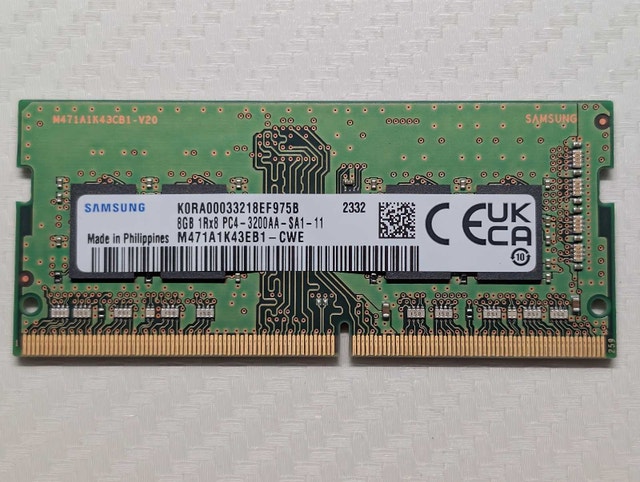 RAM 8Gb DDR4 3200 SAMSUNG Laptop Memory