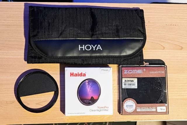 DSLR Camera Lens Filter - UV CPL, IR, Clear, Warm, Hoya Kit