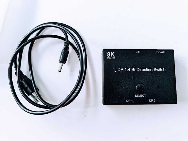 Display Port - Bi-directional Switch 8K Ultra HD, USB Powered - photo 2