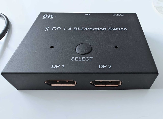 Display Port - Bi-directional Switch 8K Ultra HD, USB Powered - photo 3