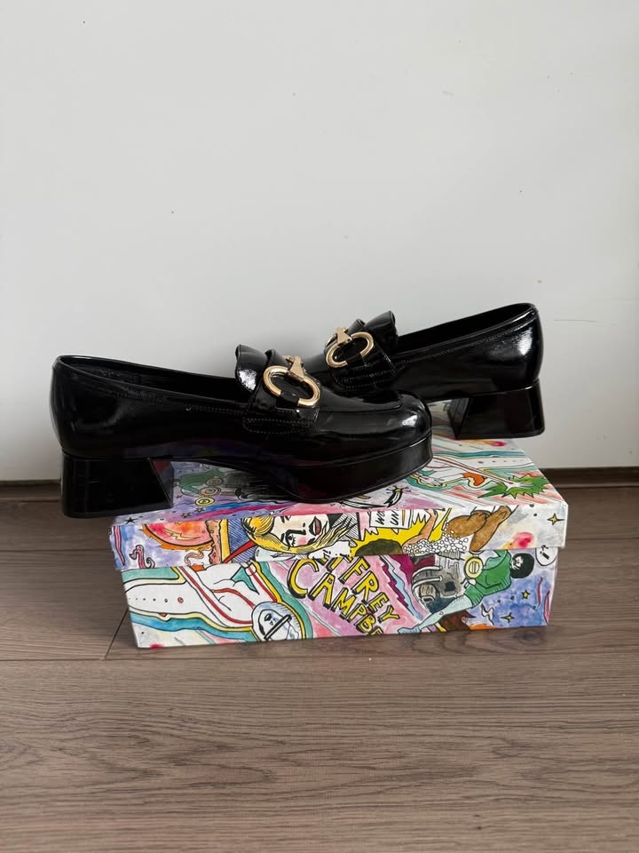 Women’s Patent Leather Loafers by Jeffrey Campbell size 8.5 - photo 2