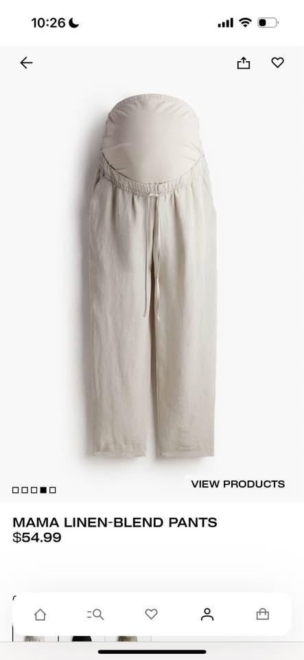 H&M mama linen-blend pants - photo 4