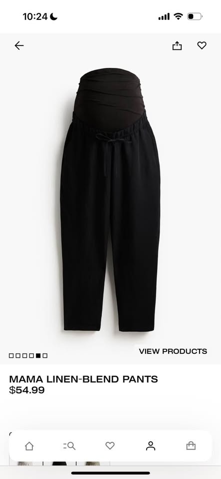 H&M mama linen-blend pants - photo 2