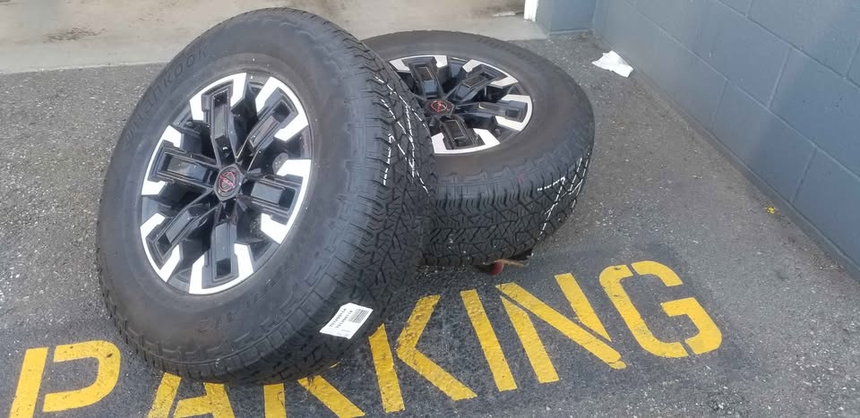 Nissan OEM Rims + Hankook Dynapro AT2 All-Terrain Tires - photo 3