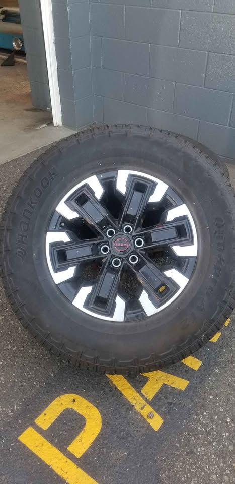 Nissan OEM Rims + Hankook Dynapro AT2 All-Terrain Tires - photo 4