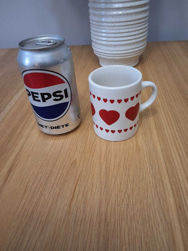 Vintage Japanese Heart Coffee Mug - photo 4