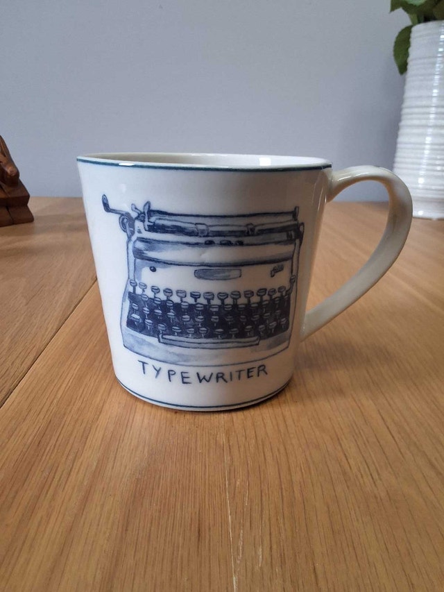 Anthropologie Molly Hatch Typewriter Mug