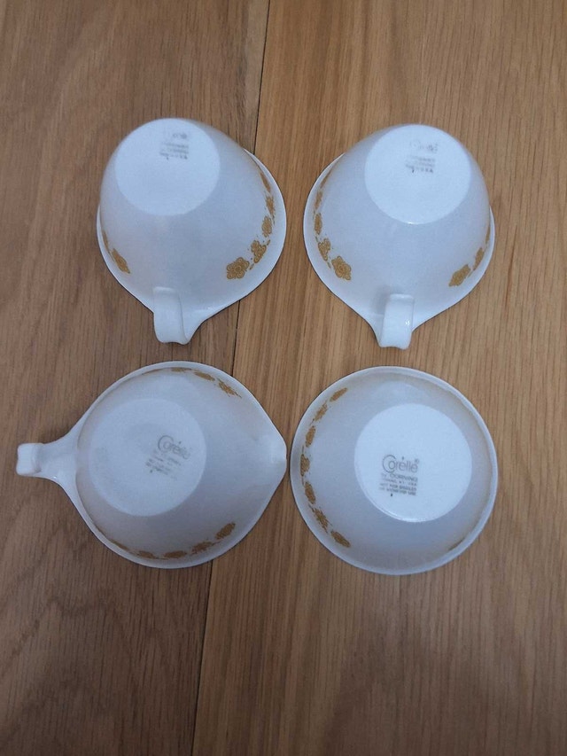 Corelle Sugar Bowl & Creamer Set (Butterfly Gold) - photo 4