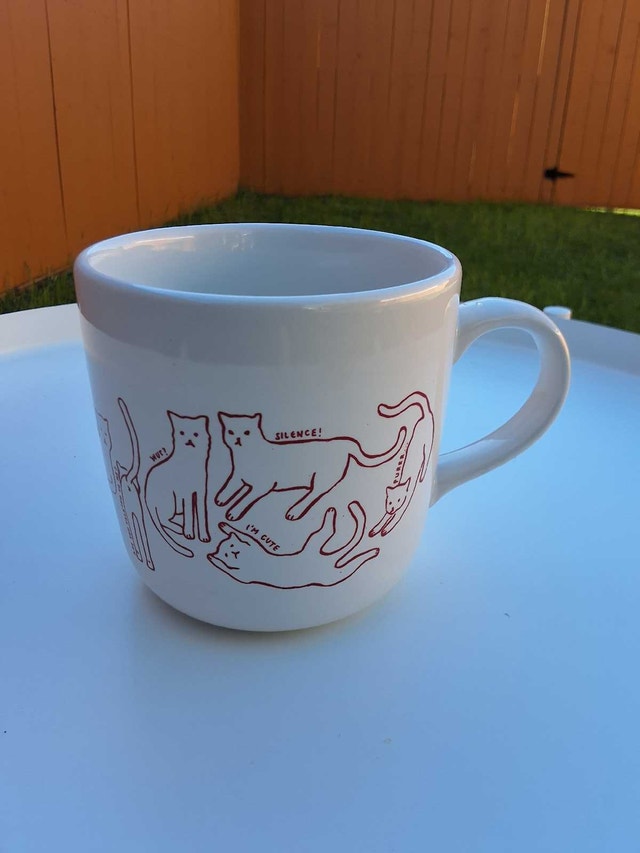 Illustrated Cat Mug