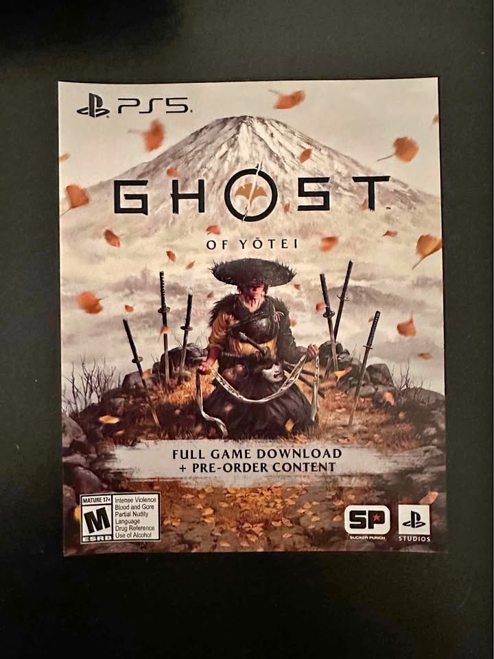 Ghost of Yotei +pre-order content(Digital Code) [sell/trade]