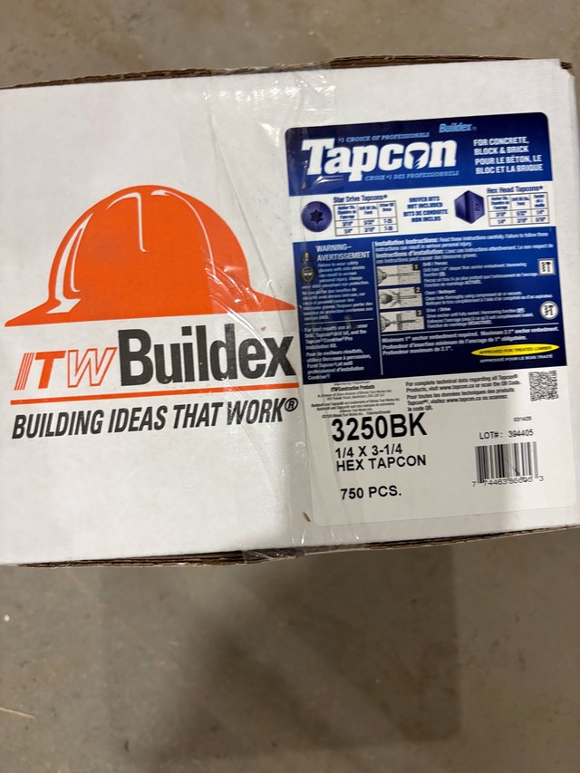 ITW Buildex Tapcon Concrete Screws - photo 2