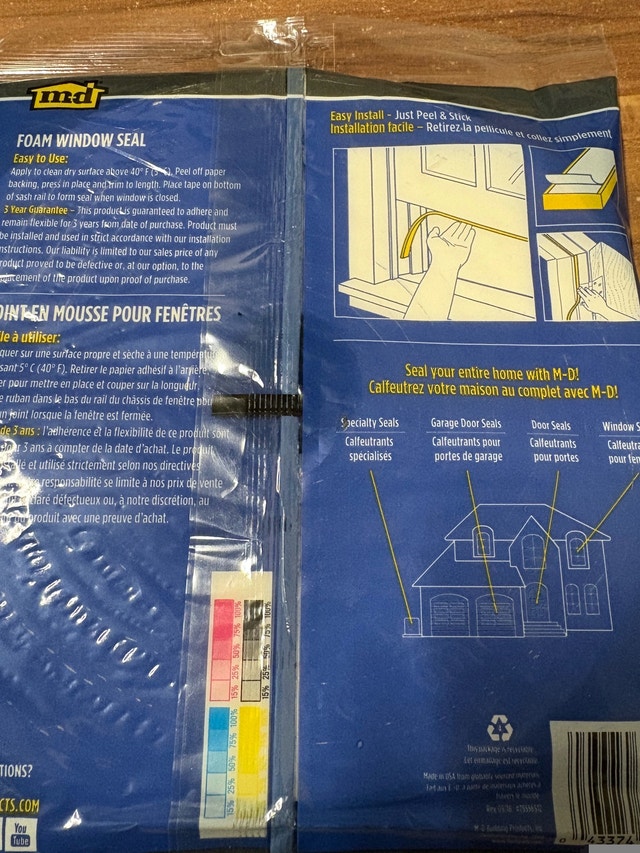 MD Foam Window Seal - photo 2