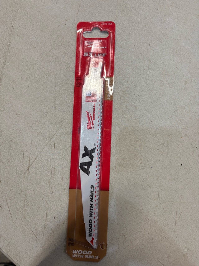 Milwaukee Sawzall Blade - photo 5